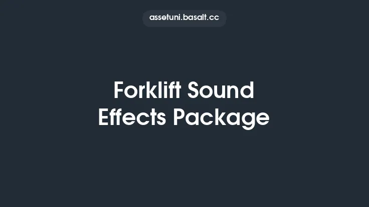 Forklift Sound Effects Package Thumbnail