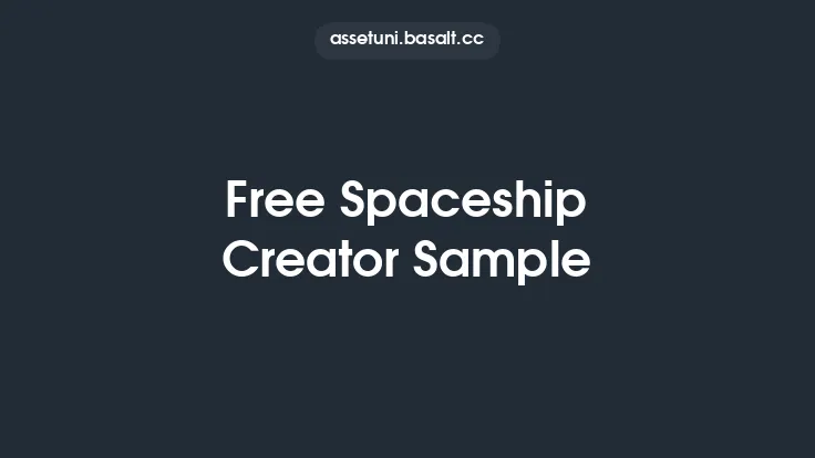 Free Spaceship Creator Sample Thumbnail