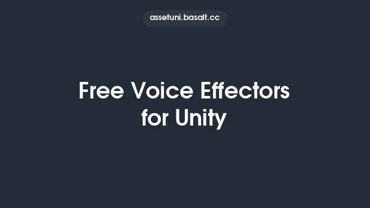 Free Voice Effectors for Unity Thumbnail