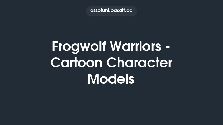 Frogwolf Warriors - Cartoon Character Models Thumbnail