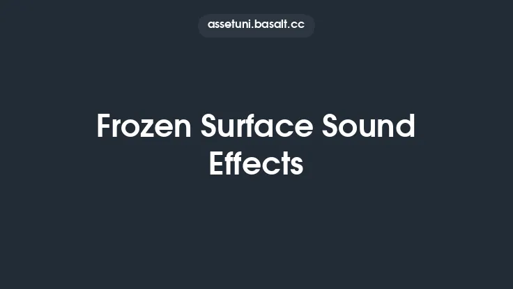 Frozen Surface Sound Effects Thumbnail