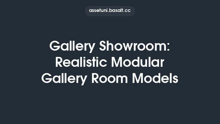 Gallery Showroom: Realistic Modular Gallery Room Models Thumbnail