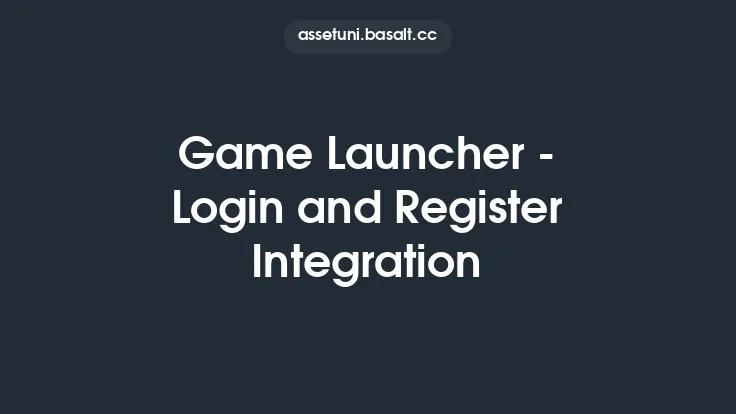 Game Launcher - Login and Register Integration Thumbnail