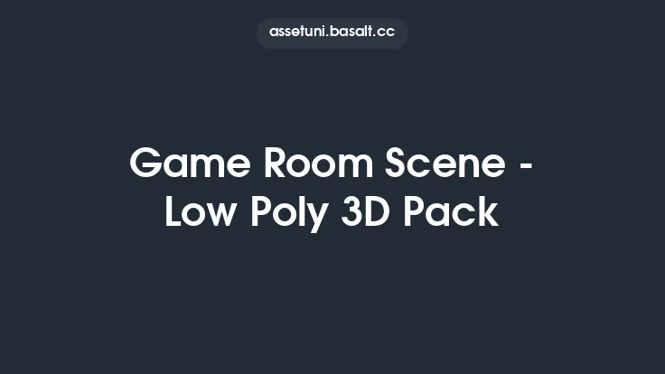 Game Room Scene - Low Poly 3D Pack Thumbnail