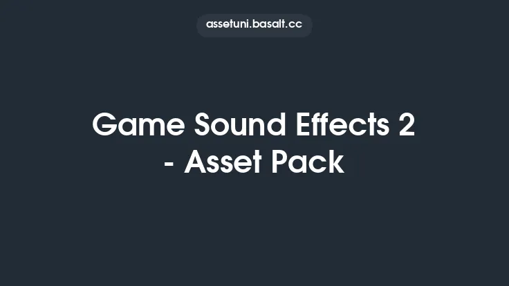 Game Sound Effects 2 - Asset Pack Thumbnail