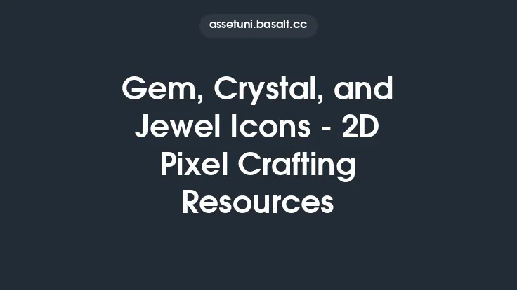Gem, Crystal, and Jewel Icons - 2D Pixel Crafting Resources Thumbnail