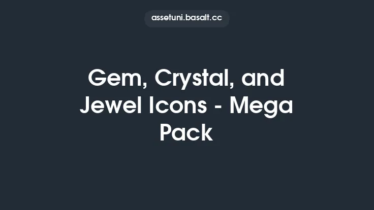 Gem, Crystal, and Jewel Icons - Mega Pack Thumbnail