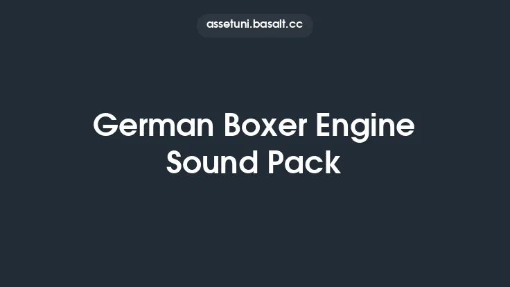 German Boxer Engine Sound Pack Thumbnail