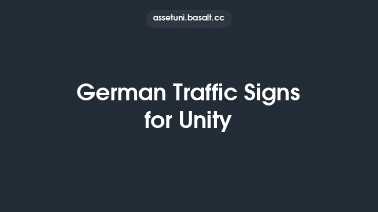 German Traffic Signs for Unity Thumbnail