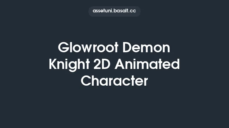 Glowroot Demon Knight 2D Animated Character Thumbnail