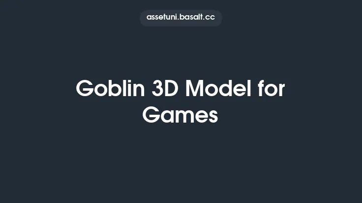 Goblin 3D Model for Games Thumbnail