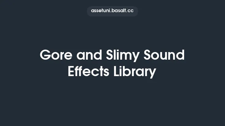 Gore and Slimy Sound Effects Library Thumbnail