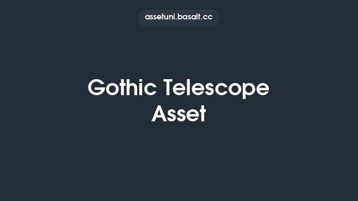 Gothic Telescope Asset Thumbnail