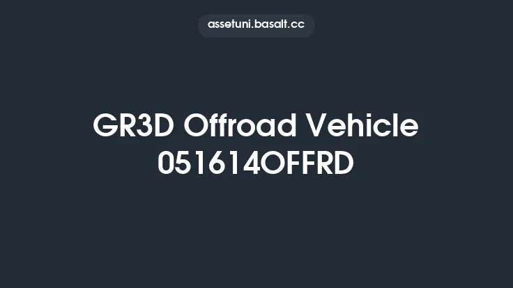 GR3D Offroad Vehicle 051614OFFRD Thumbnail