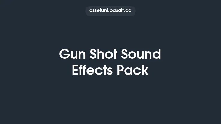 Gun Shot Sound Effects Pack Thumbnail