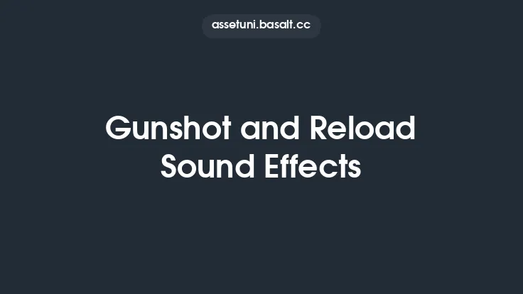 Gunshot and Reload Sound Effects Thumbnail