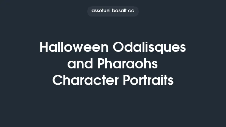Halloween Odalisques and Pharaohs Character Portraits Thumbnail