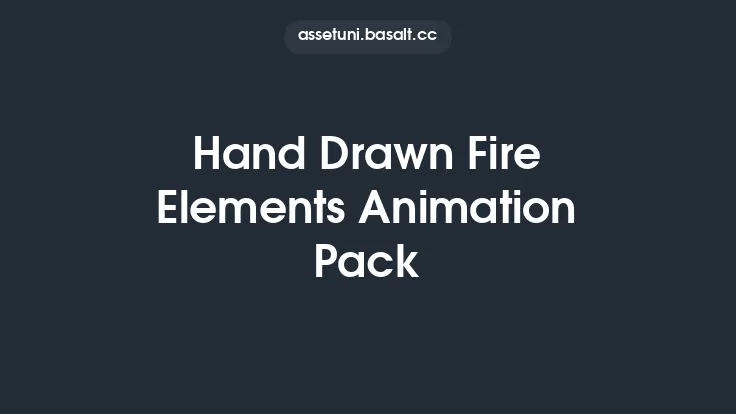 Hand Drawn Fire Elements Animation Pack Thumbnail