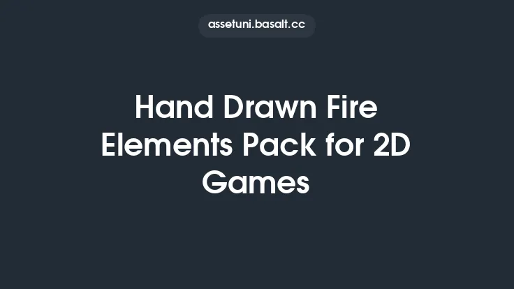 Hand Drawn Fire Elements Pack for 2D Games Thumbnail