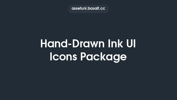 Hand-Drawn Ink UI Icons Package Thumbnail