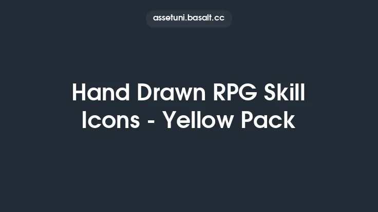 Hand Drawn RPG Skill Icons - Yellow Pack Thumbnail