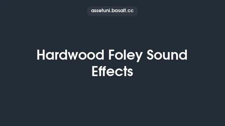 Hardwood Foley Sound Effects Thumbnail