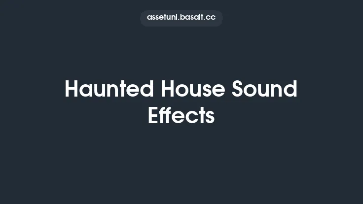 Haunted House Sound Effects Thumbnail