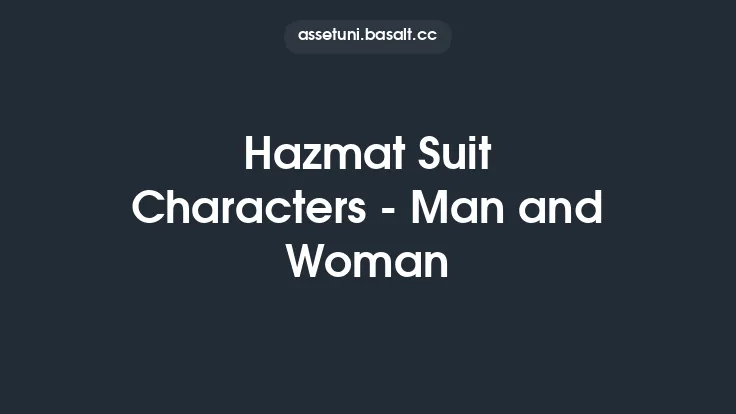 Hazmat Suit Characters - Man and Woman Thumbnail