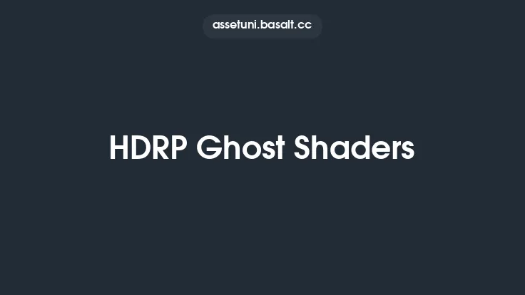 HDRP Ghost Shaders Thumbnail