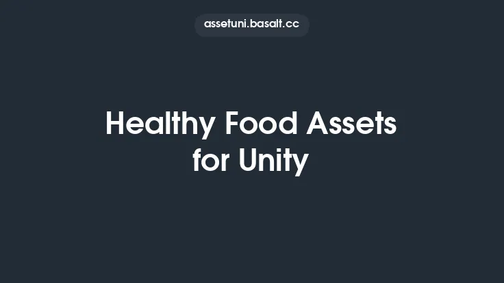 Healthy Food Assets for Unity Thumbnail