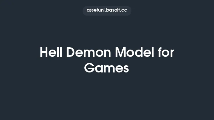 Hell Demon Model for Games Thumbnail