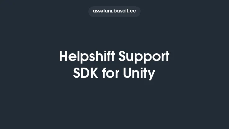 Helpshift Support SDK for Unity Thumbnail