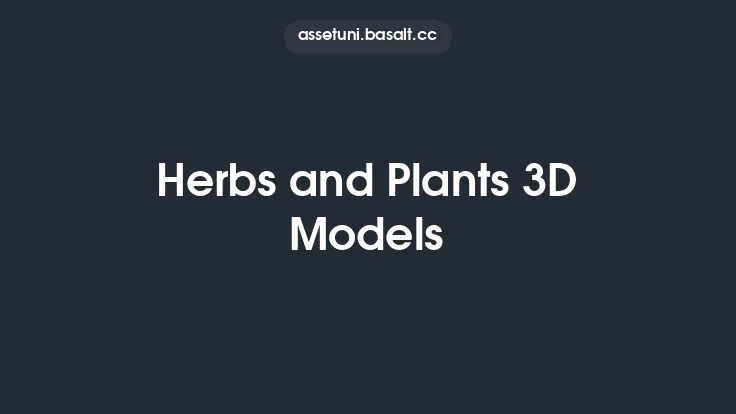 Herbs and Plants 3D Models Thumbnail