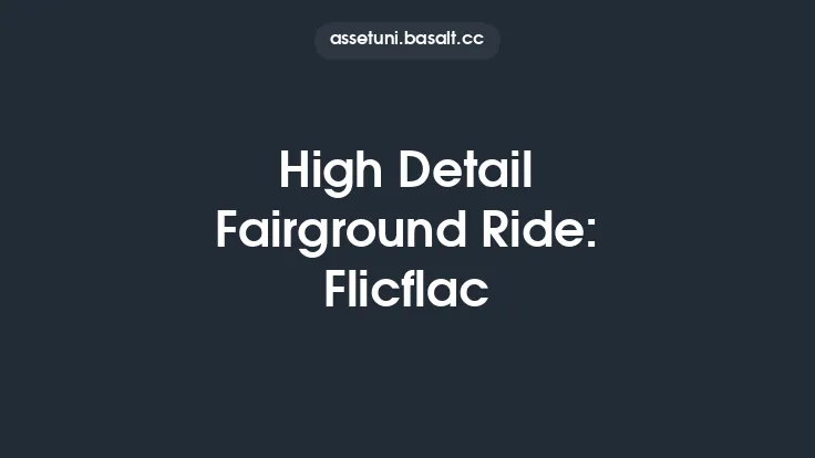 High Detail Fairground Ride: Flicflac Thumbnail