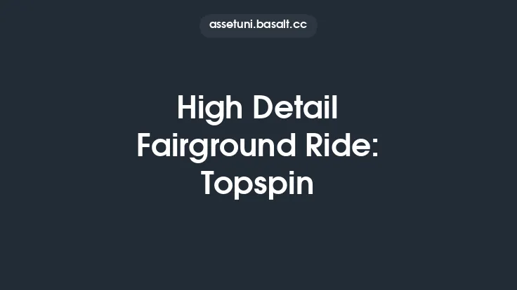 High Detail Fairground Ride: Topspin Thumbnail