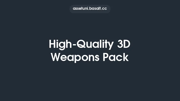 High-Quality 3D Weapons Pack Thumbnail