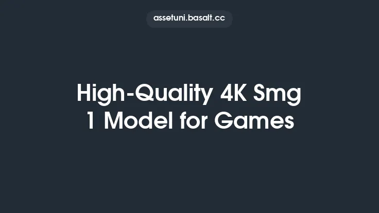 High-Quality 4K Smg 1 Model for Games Thumbnail
