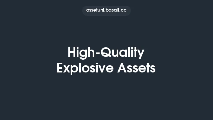 High-Quality Explosive Assets Thumbnail