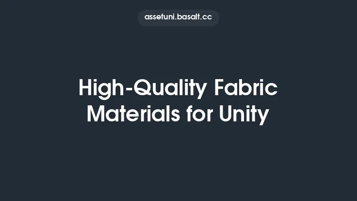 High-Quality Fabric Materials for Unity Thumbnail