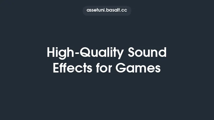 High-Quality Sound Effects for Games Thumbnail