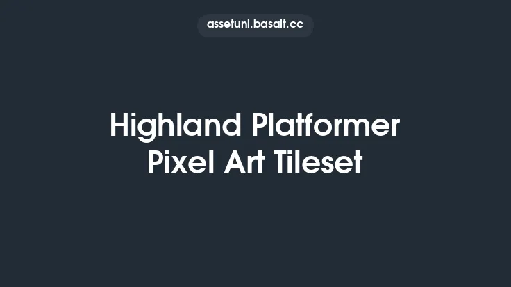 Highland Platformer Pixel Art Tileset Thumbnail