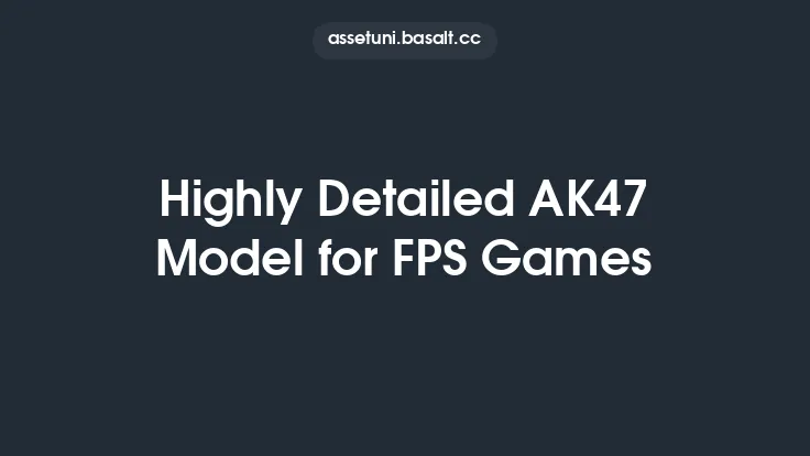 Highly Detailed AK47 Model for FPS Games Thumbnail