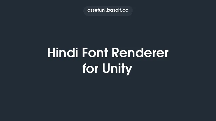 Hindi Font Renderer for Unity Thumbnail