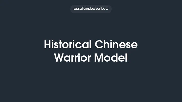 Historical Chinese Warrior Model Thumbnail
