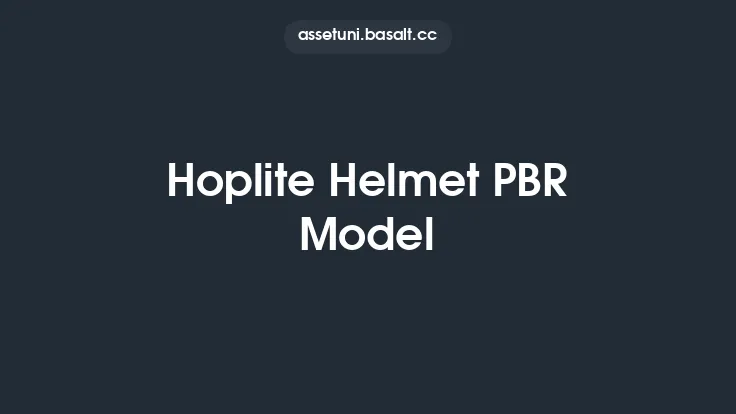 Hoplite Helmet PBR Model Thumbnail
