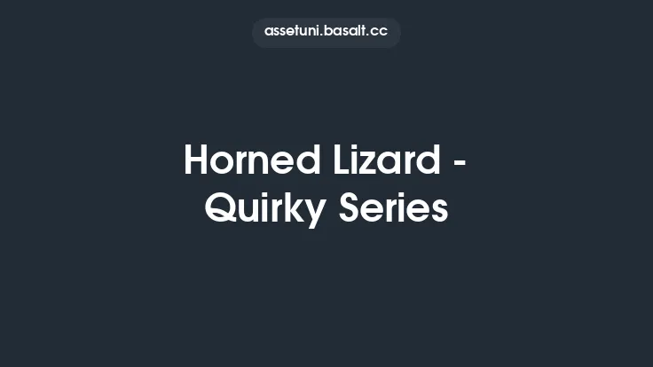 Horned Lizard - Quirky Series Thumbnail