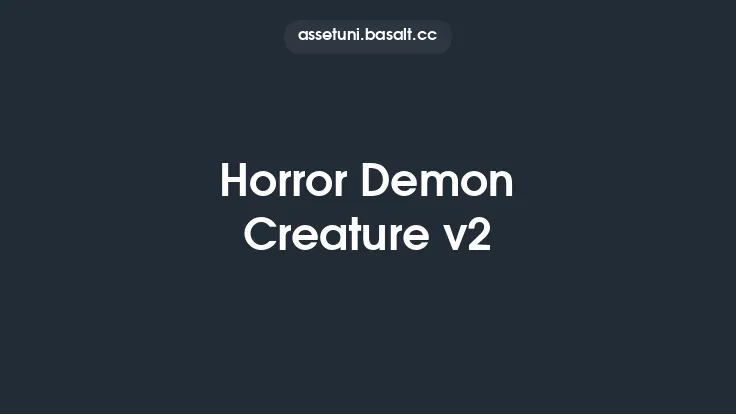Horror Demon Creature v2 Thumbnail