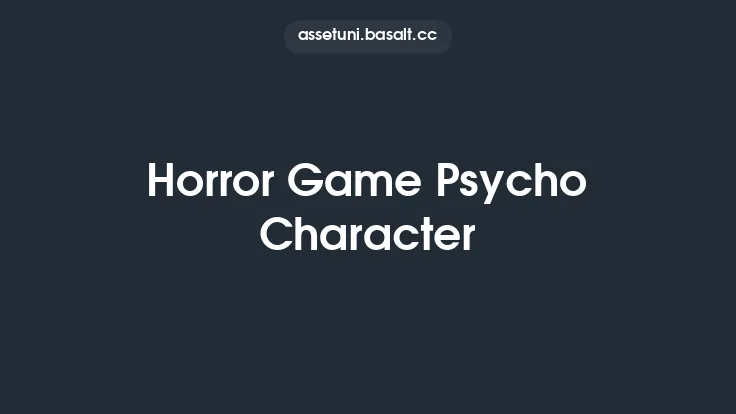 Horror Game Psycho Character Thumbnail