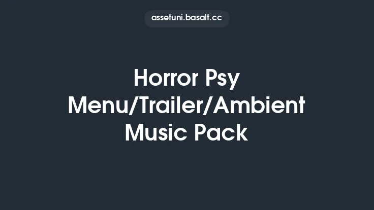 Horror Psy Menu/Trailer/Ambient Music Pack Thumbnail