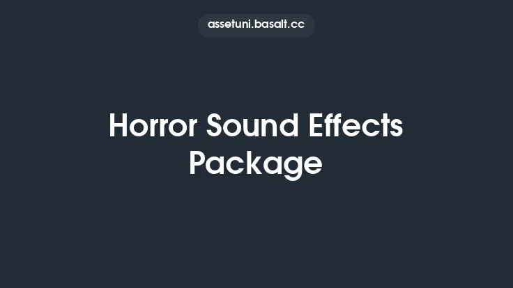 Horror Sound Effects Package Thumbnail